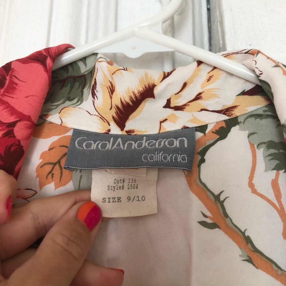 Carol Anderson Vintage summer floral dress